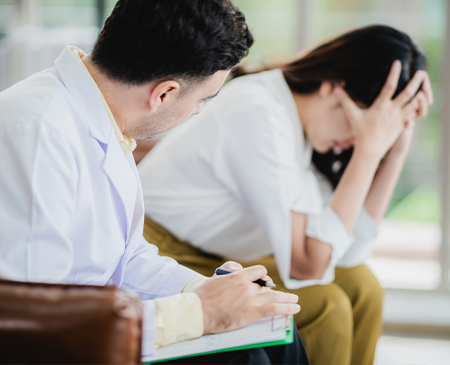A child engaging in feeding therapy or a supportive mealtime activity at El Sumo Physical Therapy in Riyadh.